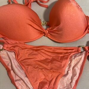 Victoria's Secret Coral Bikini Set